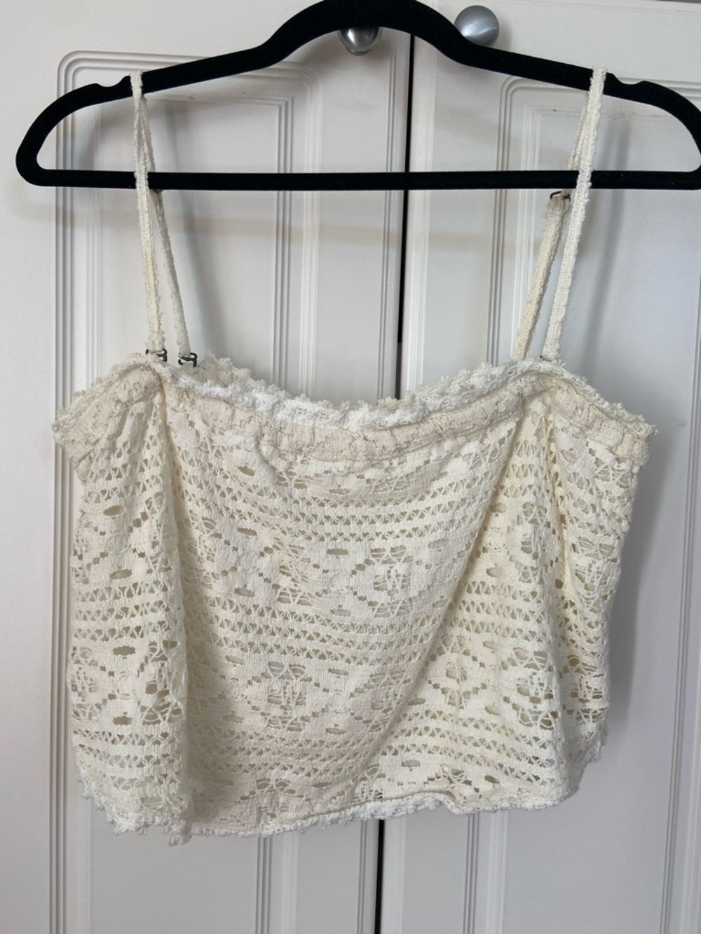 O’Neill Crochet Lace Camisole Tank Top/Strapless - Cream